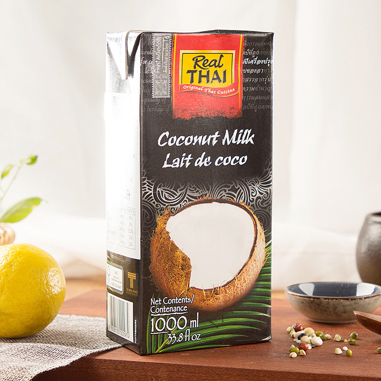 Indonesia imported coconut milk thick coconut milk liertai brand Coconut Milk 1L commercial coconut milk baking raw material curry soup