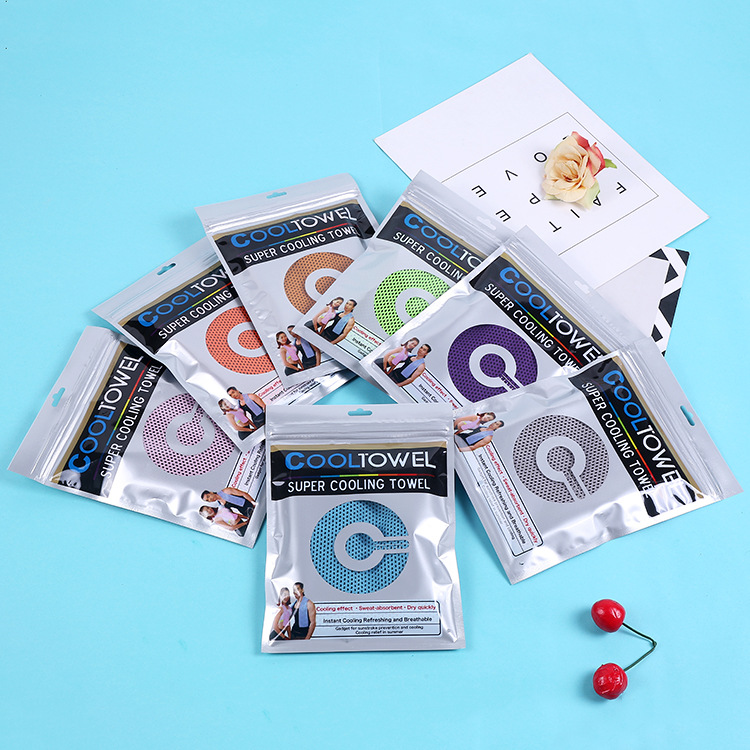 Охлаждающее полотенце, полотенце для активного отдыха, быстро сохнущее полиэстеровое холодное полотенце для работы, быстрое высыхание, оптовая продажа