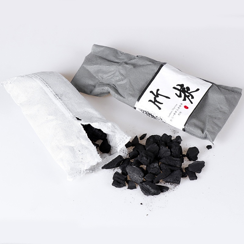 Bamboo charcoal bag for automobile household decoration in addition to formaldehyde and odor removal Japanese style 100g activated carbon car interior decoration supplies