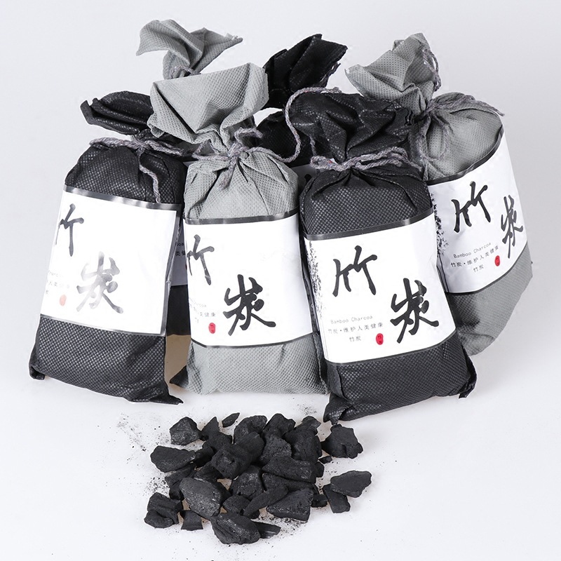 Bamboo charcoal bag for automobile household decoration in addition to formaldehyde and odor removal Japanese style 100g activated carbon car interior decoration supplies