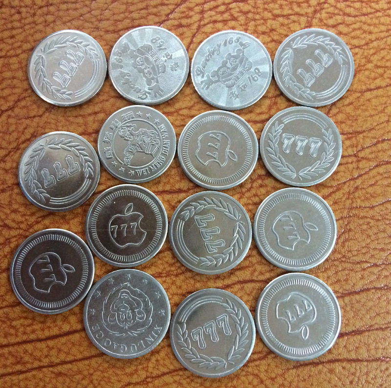 Оптовая продажа игровых монет для кукол, специальные игровые монеты для видеоигр, металлические памятные монеты