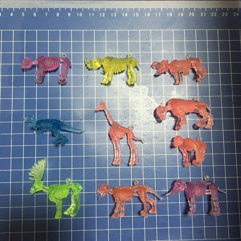 Animal model elephant lion Tiger simulation static forest soft rubber small animal toy suit cross-border exclusive