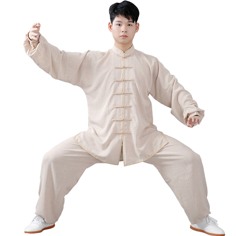 Tai Chi Clothing for Women, Cotton and Linen Men's Summer Tai Chi Practice Clothing, Tai Chi Clothing, Men's Clothing, Competition Martial Arts Clothing