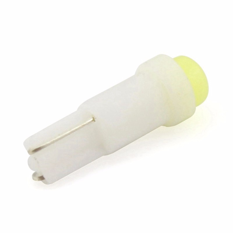 Car Instrument Light Bulb Ceramic T5 Car Led Makeup Light T5 1Smd 3D Astigmatism Cob Indicator Light