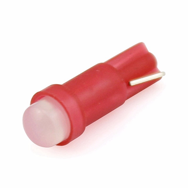 Car Instrument Light Bulb Ceramic T5 Car Led Makeup Light T5 1Smd 3D Astigmatism Cob Indicator Light