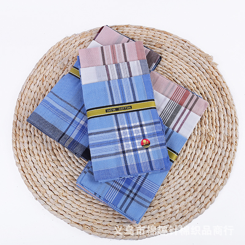 Полиэстер, хлопок, мужской полосатый платок, впитывающее пот, классический стиль