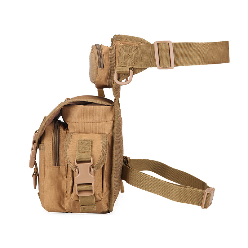 Factory spot wholesale waterproof Oxford cloth army camouflage shoulder slung reporter photography sports new leg bag