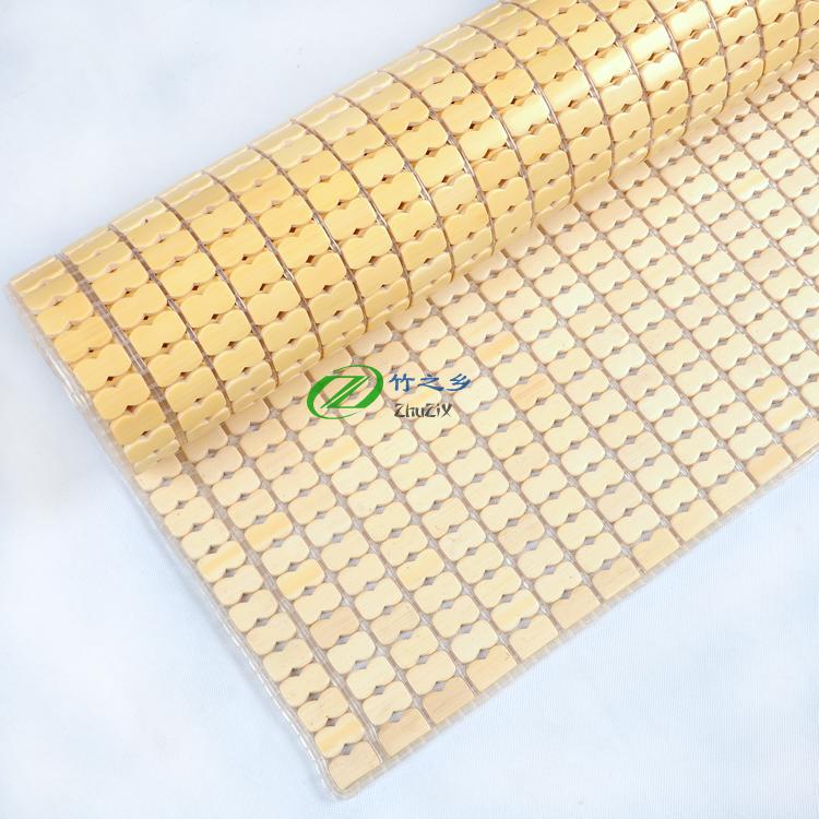 Summer Mahjong mat sofa cushion student bed carbonized bamboo mat 1.8 meters 1.5 meters wrapped mahjong mat