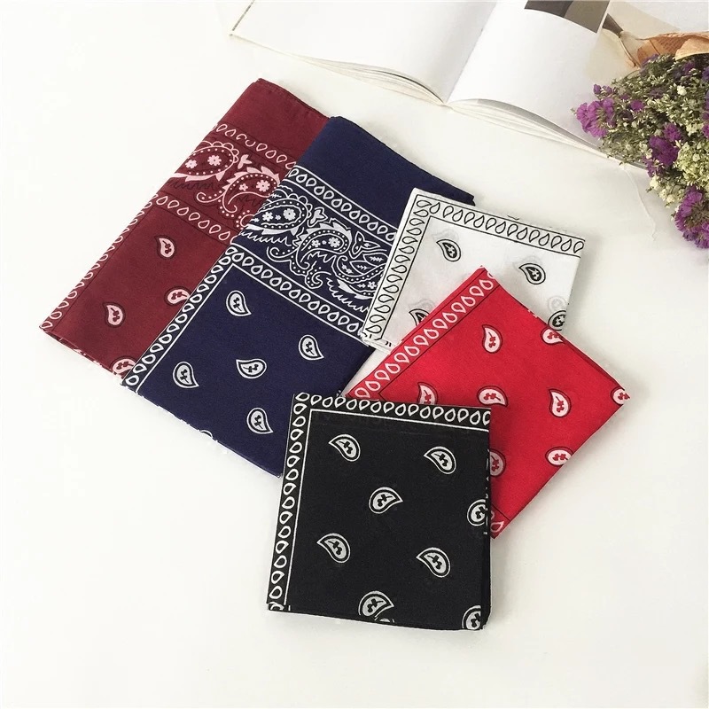 Amazon Sports Riding Hood Sports Outdoor Square Scarf Amoeba Cashew Hip Hop Trend Square Scarf Spot