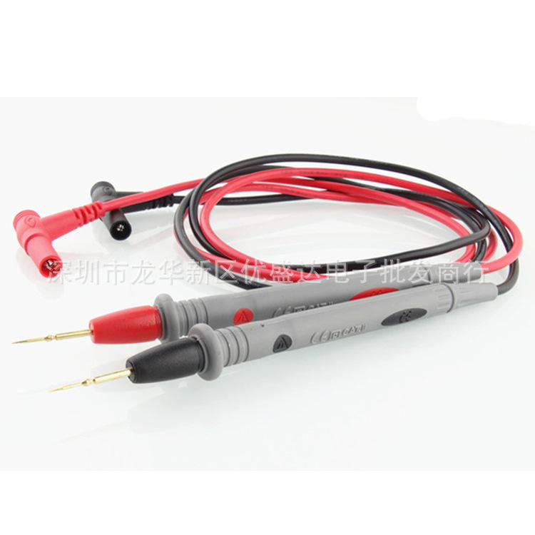 Multimeter Pen Line Extra Tip Fine Tip 20A Gold-Plated Copper Needle 20A Test Pen Multimeter Universal Multimeter Pen