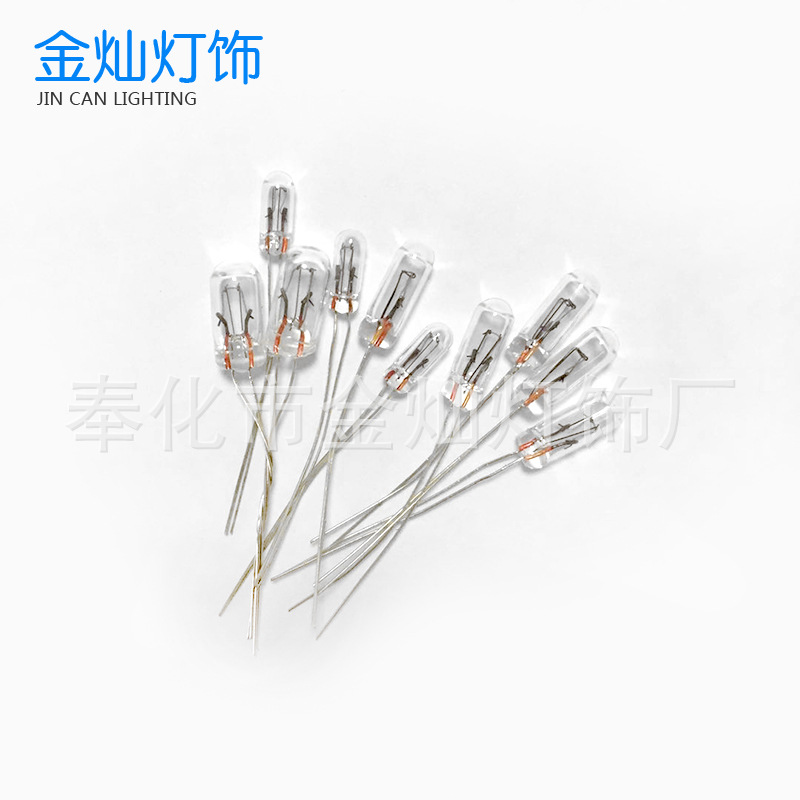 Ningbo Supplies High Temperature Resistant Round Head Rice Bubble Micro Instrument Light Bulb Toy Indicator Light Bulb Massager Light Bulb Factory