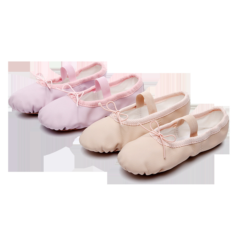 Children's Dance Shoes, Soft-Soled Ballet Shoes, Adult Body Training Shoes, Pu Leather Dance Shoes, Yoga Shoes, Wholesale Flat Heels