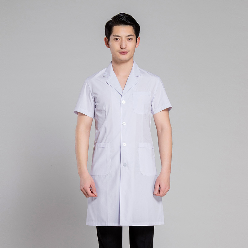 Nightingale men's and women's medical uniform winter and summer doctor's medical protective clothing white coat white coat dust-proof clothing overalls