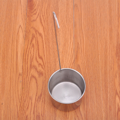 2 Yuan Store Stainless Steel Wine Hanging Spoon 0.1kg Wine Measuring Device Wine Beater Round Handle Wine Lifting Spoon Stainless Steel Wine Lifting Device