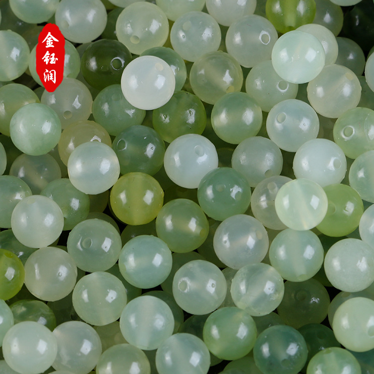 Натуральные нефритовые бусины, свободные бусины, ручная работа, DIY плетеные ювелирные аксессуары, ожерелье из нефритовых бусин, оптовая продажа