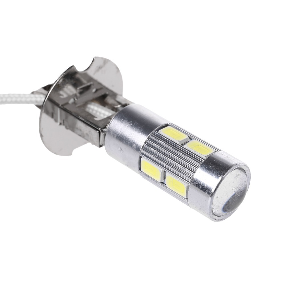 Автомобильный светодиодный потолочный светильник LED H3 H1 10SMD 5630 яркий свет для вождения лампа противотуманная декодирование