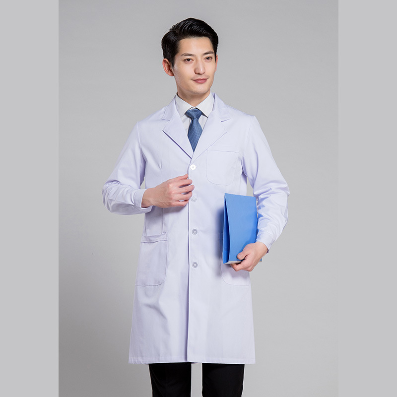 Nightingale men's and women's medical uniform winter and summer doctor's medical protective clothing white coat white coat dust-proof clothing overalls