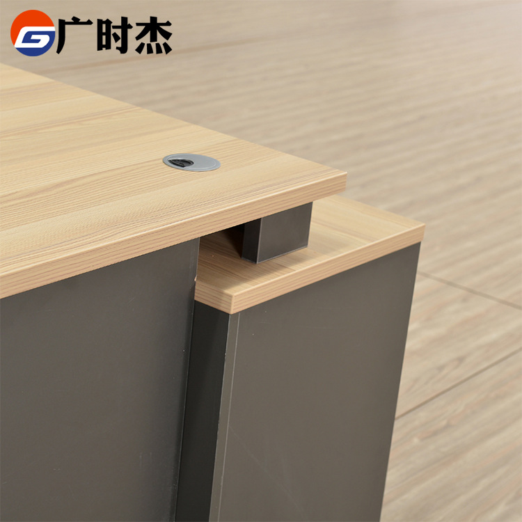 Simple Modern Desk 1 Person Supervisor Manager Desk Office New Chinese Small Single Boss Table