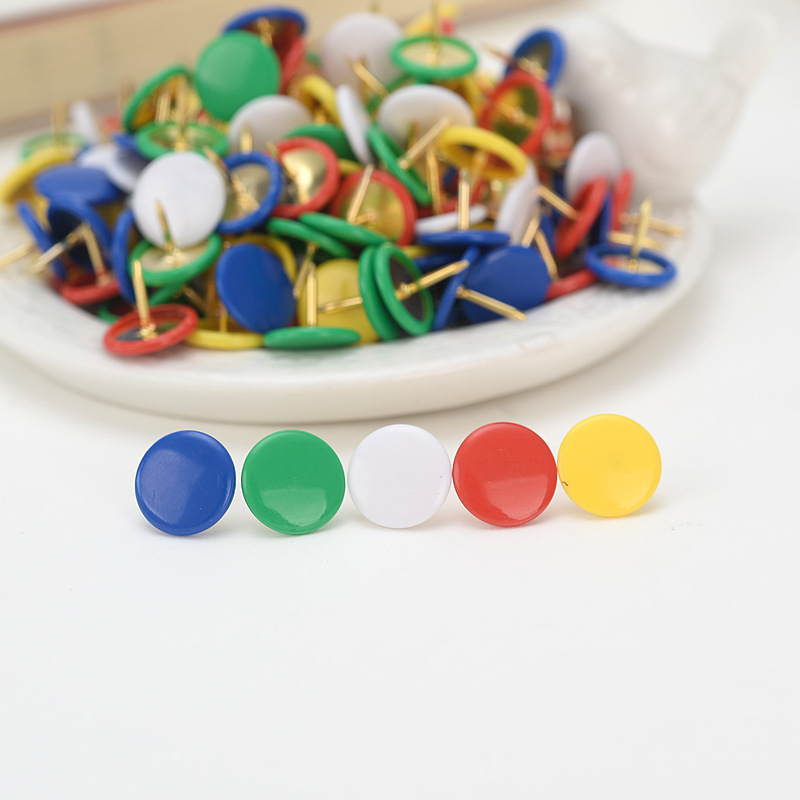 Plastic-coated pushpins color pushpins creative special painting pushpins message board professional production pushpins