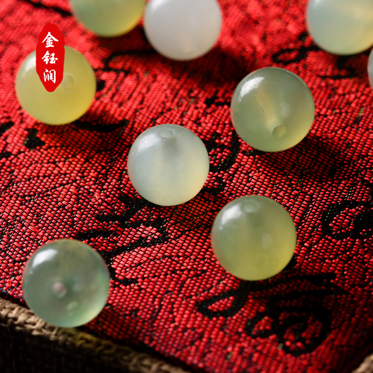 Natural Jade Beads Loose Beads Handmade DIY Beaded Woven Jewelry Accessories Xiu Jade Necklace Jade Beads Wholesale