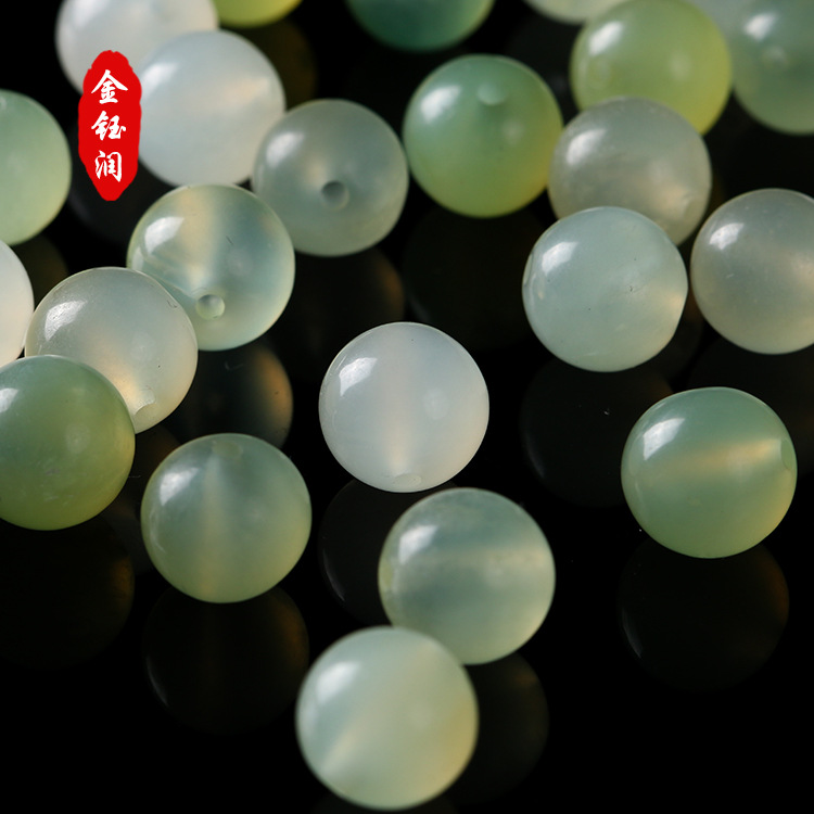 Natural Jade Beads Loose Beads Handmade DIY Beaded Woven Jewelry Accessories Xiu Jade Necklace Jade Beads Wholesale