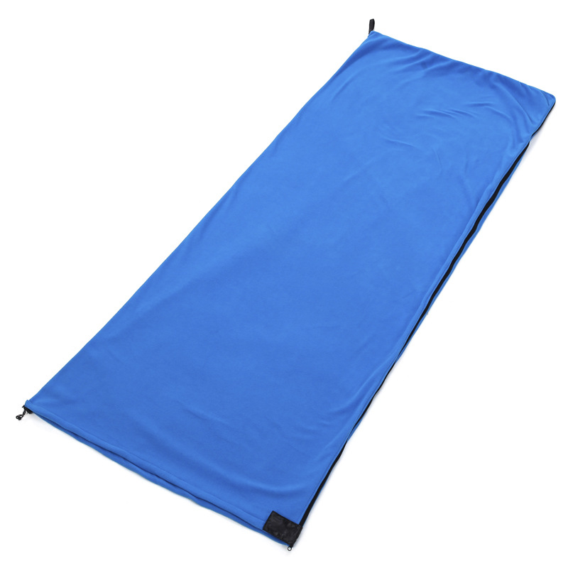 Fleece sleeping bag outdoor adult down sleeping bag liner indoor lunch break dirty sleeping bag warm ultra light portable wholesale