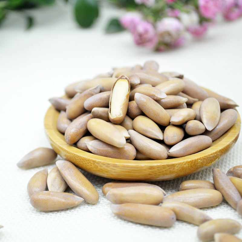 Brazilian Pine Nuts Afghan Pine Nuts Large Particles Independent Small Packaging New Fried Hand Peeled Pine Nuts Bulk Nut Snacks