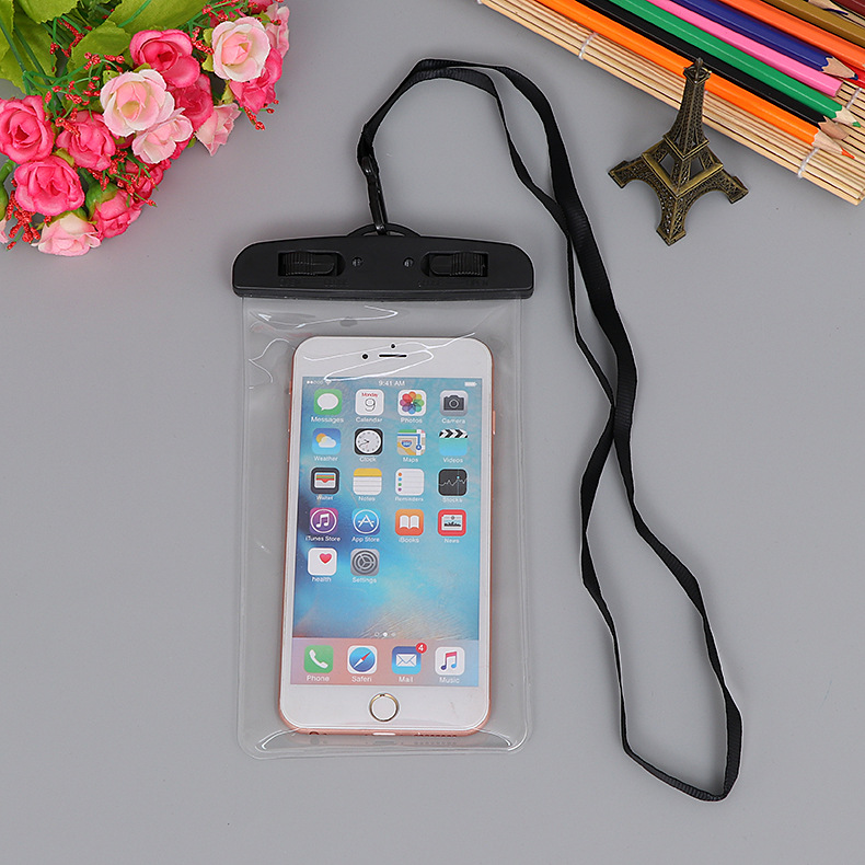 Tablet Ultra-transparent Mobile Phone Waterproof Bag Diving Waterproof Bag Rafting Takeaway Cycling Touch Screen Waterproof Mobile Phone Bag in Stock