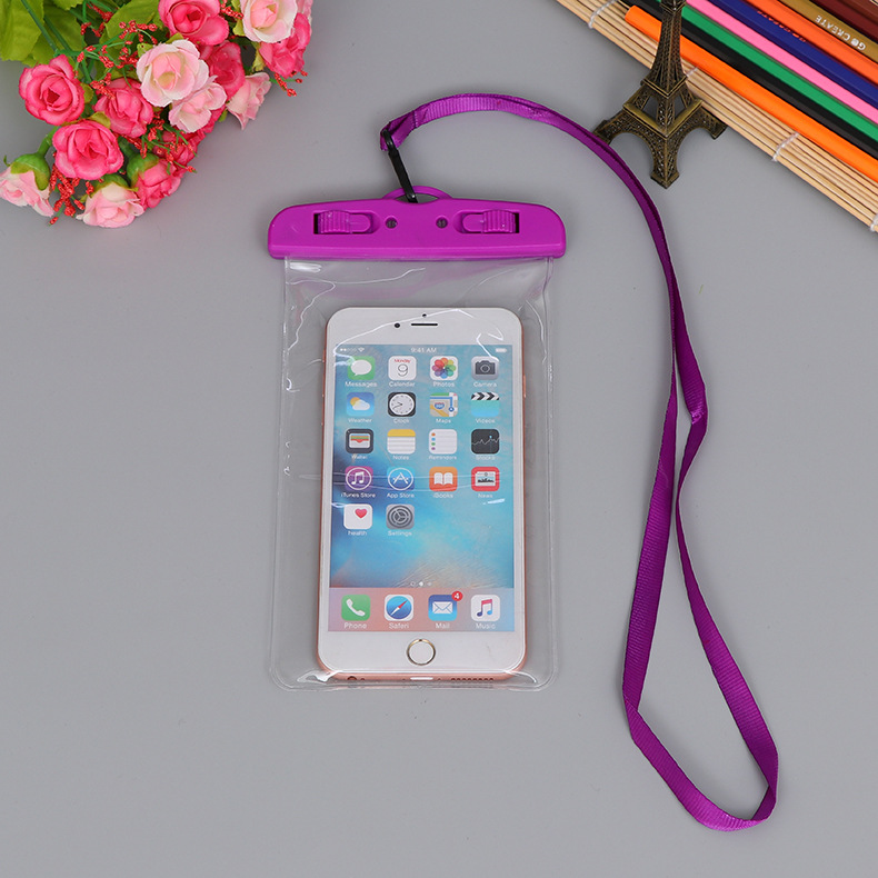 Tablet Ultra-transparent Mobile Phone Waterproof Bag Diving Waterproof Bag Rafting Takeaway Cycling Touch Screen Waterproof Mobile Phone Bag in Stock