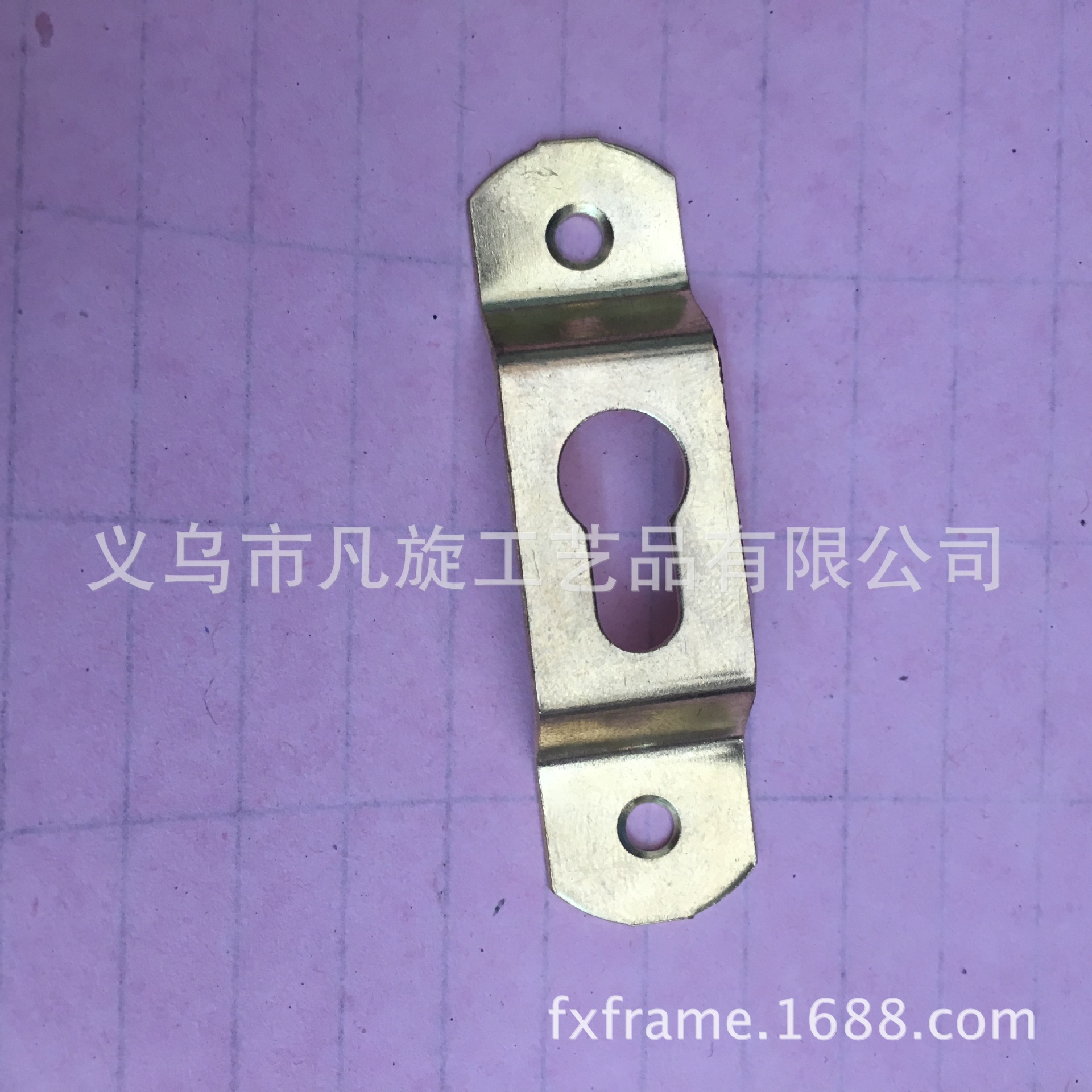 Photo frame hardware gold large 2-eye dark hanging various thickness