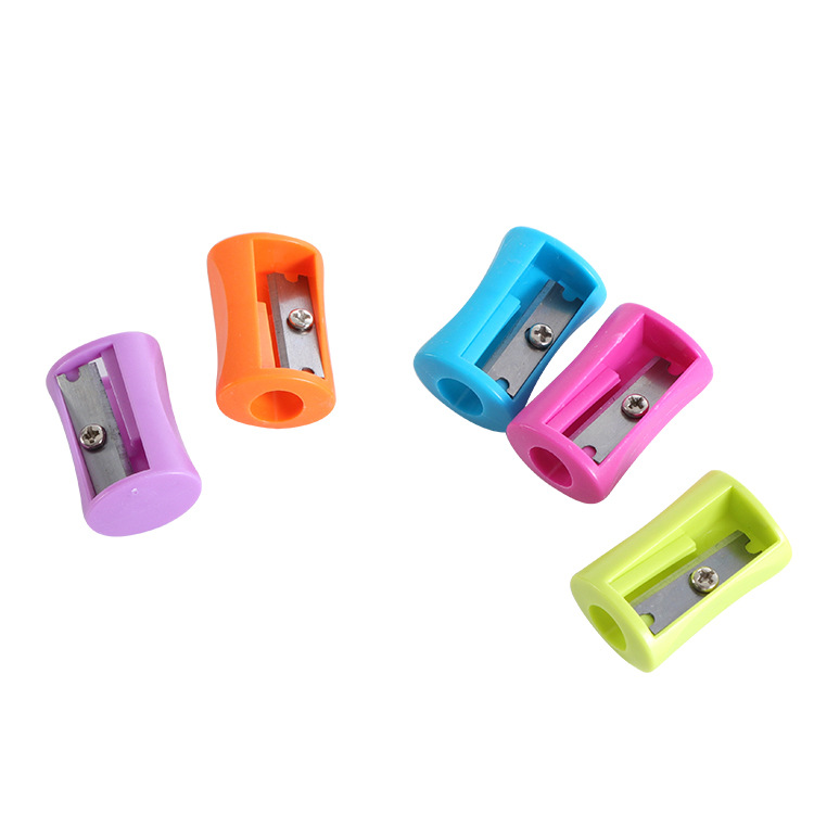 Single Hole Pencil Sharpener Mini Plastic Pencil Sharpener Pencil Sharpener Waist-Shaped Pencil Sharpener Wholesale Free Shipping Waist Design