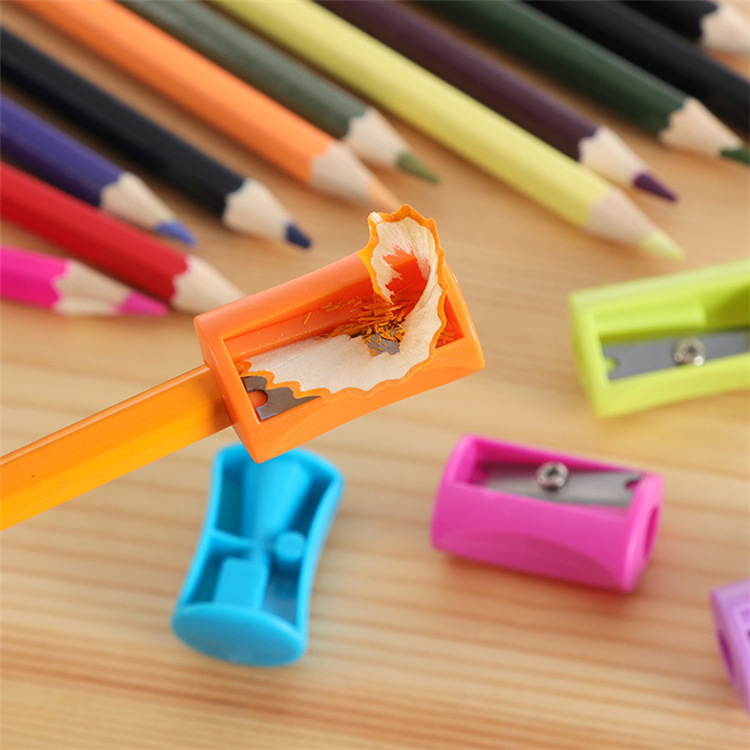 Single Hole Pencil Sharpener Mini Plastic Pencil Sharpener Pencil Sharpener Waist-Shaped Pencil Sharpener Wholesale Free Shipping Waist Design