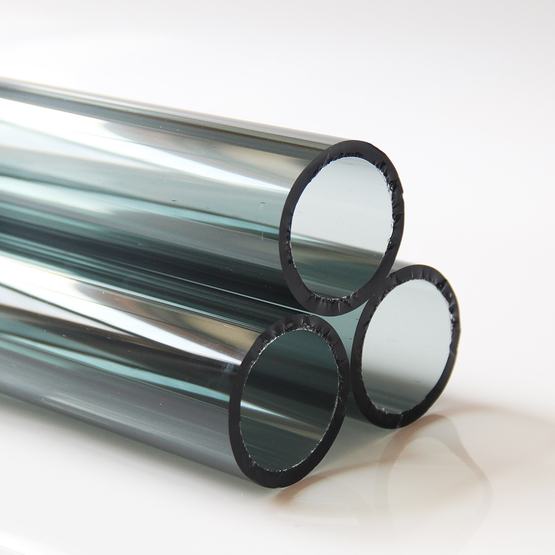 Фабричные индивидуальные промышленные принадлежности Hejian, цветные термостойкие стеклянные трубки, выдутые мастерами, цвет озерного зеленого цвета