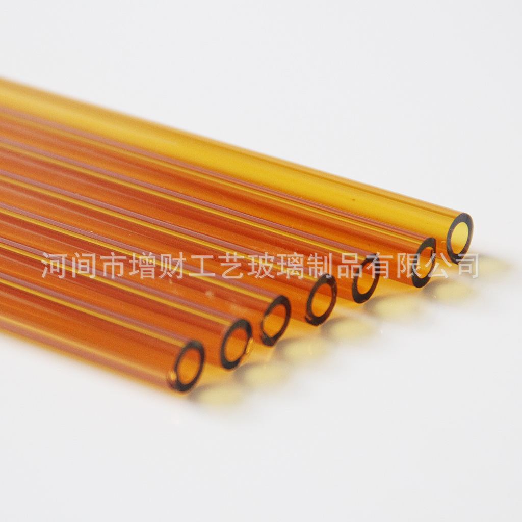 Processing of High Borosilicate Heat-Resistant Glass Tubes. Craft Products Made from Raw Glass Rods Can Be Used to Make Various Glass Products