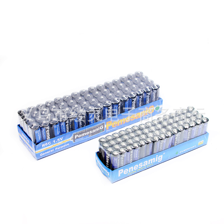 No. 5/7 carbon battery 1.5V toy alarm clock flashlight accessories No. 5 AA No. 7 AAA battery carbon battery