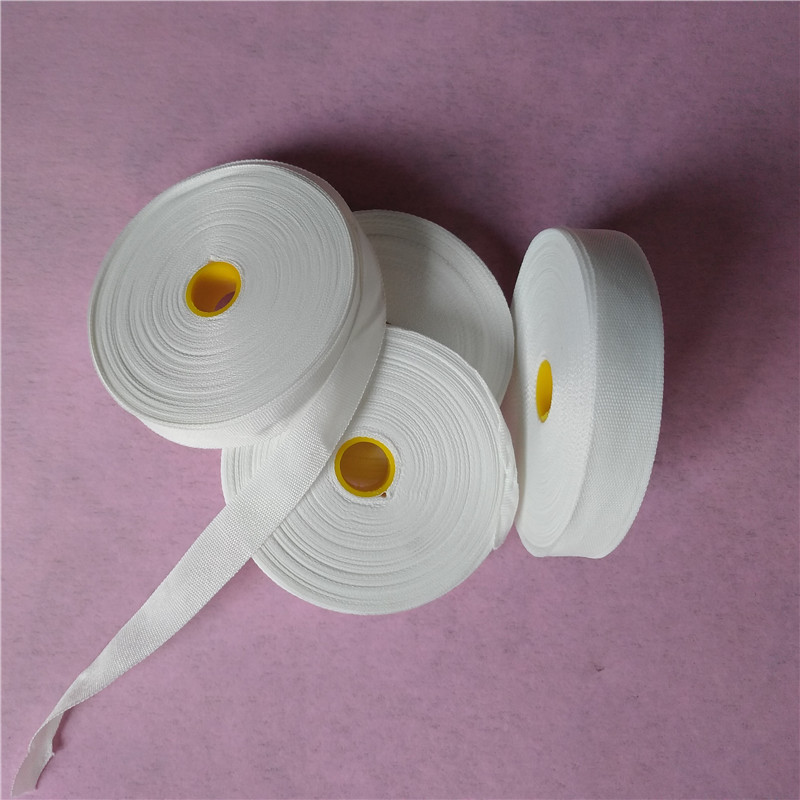 Nacheng Insulated Electrical White Cloth with Polyester Material Motor Coil Insulated Tape Electrical White Yarn Tape 15mm