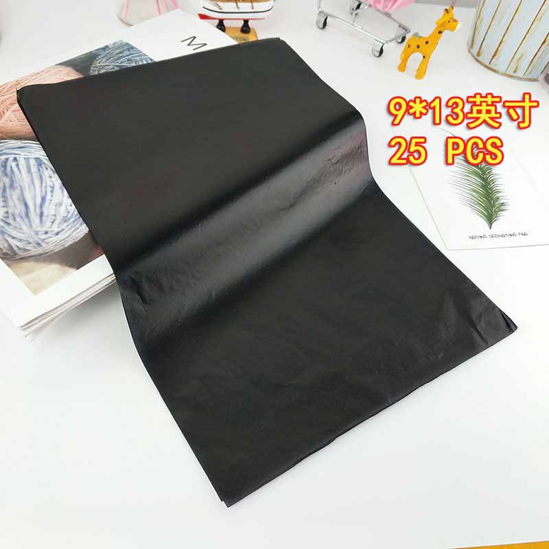 Копировальная бумага черная односторонняя графитовая для рисования