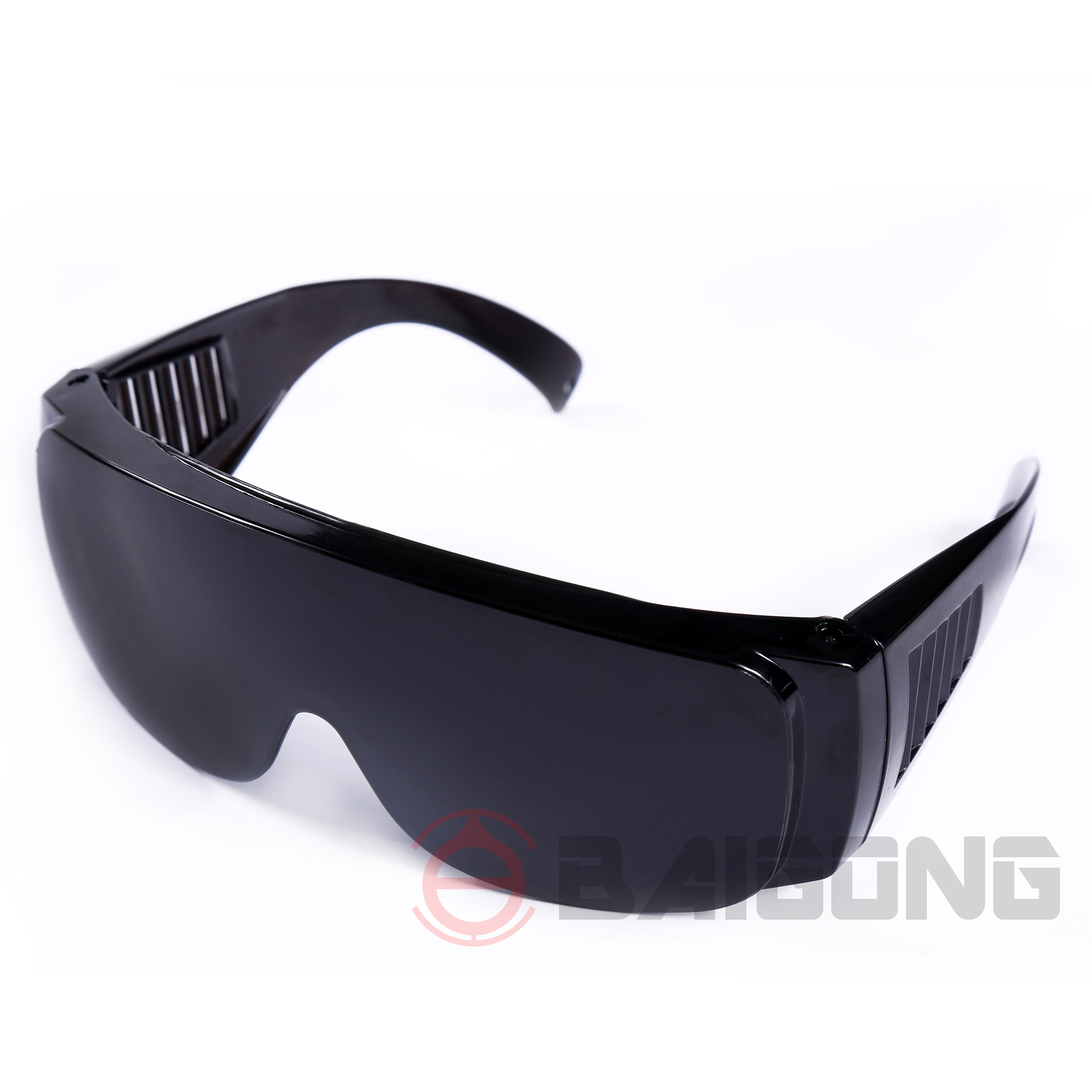 Baigong 037 small shutters impact resistance welding gas welding glasses labor protection glasses manufacturers spot