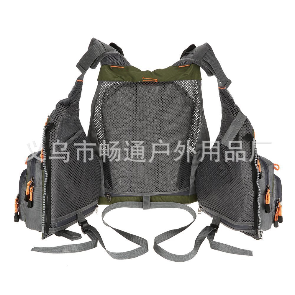 Rock fishing vest Luya sea fishing suit fishing life jacket multi-pocket foam can be removed