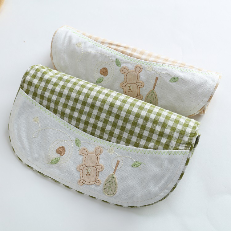 Baby Bedding Pillowcase Ramie 0-1-3 Years Old Baby Extended Pillowtowel Children's Kindergarten Pillowcase Sweat Absorbing
