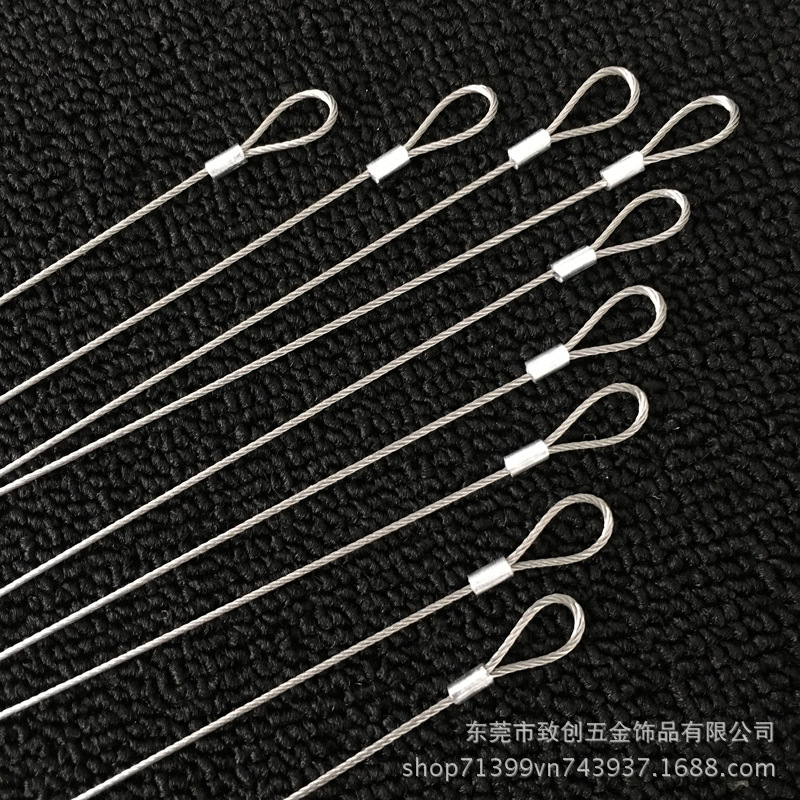 304 Stainless Steel Wire Rope Pressed Stainless Steel Terminal Wire Rope Galvanized Rubber-coated Wire Rope Chandelier Wire Rope