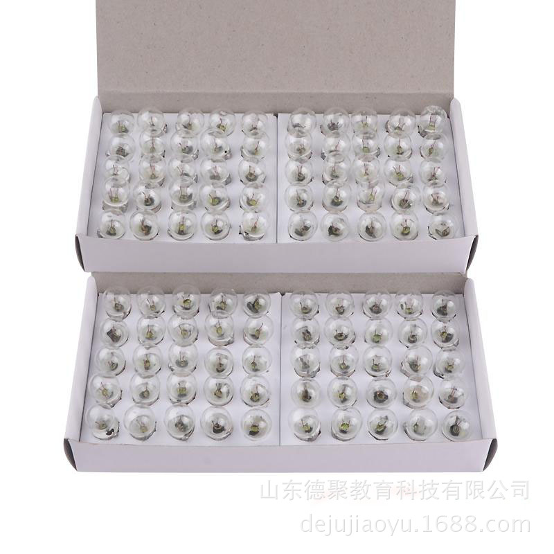 E10 small bulb small electric bead 1.5V2.5V3.8V experimental bulb lamp bead selection teaching instrument electrical reality