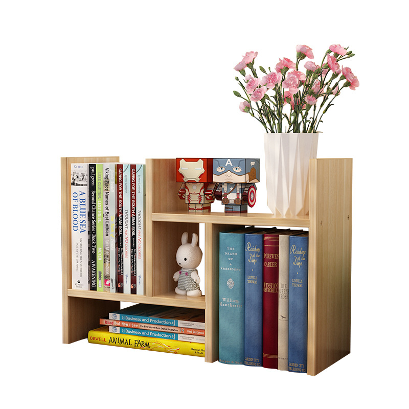 Desktop Small Bookshelf Simple Table Storage Rack Simple Modern Student Bookcase Children's Desk Office Desk Storage Rack