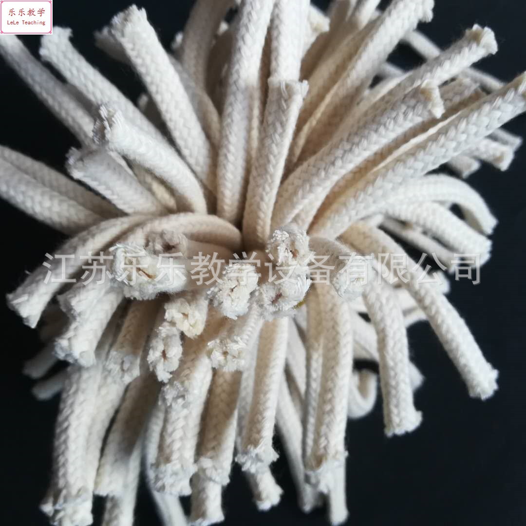 Cotton Wick 6mm alcohol lamp cotton wick single 15cm laboratory cotton wick teaching instrument