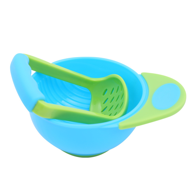 Children's Food Supplement Grinding Bowl Baby Manual Food Conditioner Grinding Handle Grinding Bowl and Grinding Rod Set