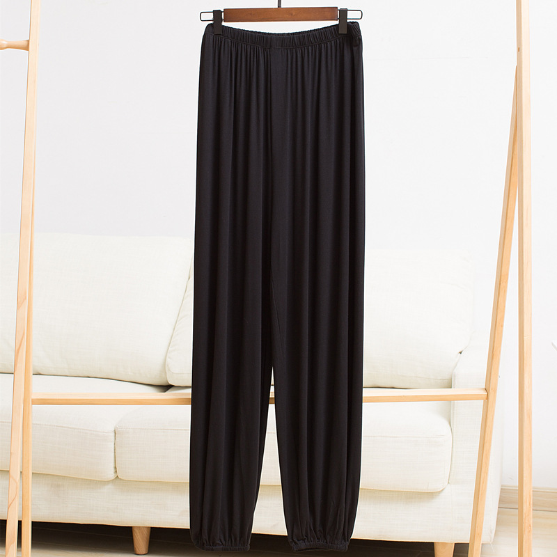 Одежда для ушу для пожилых и среднего возраста, тренировочные брюки, модальный хлопок, унисекс, брюки для тайцзи, противомоскитные