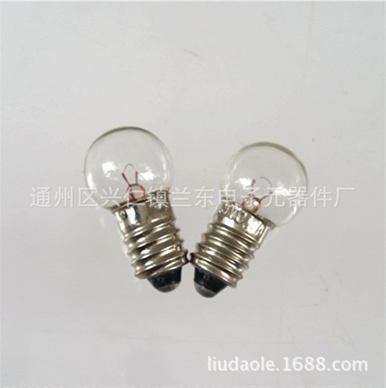 Scientific physics experiment E10 screw 1.5V2.5V3.8V4.8V6V6.2V0.3A5W small bulb indicator light