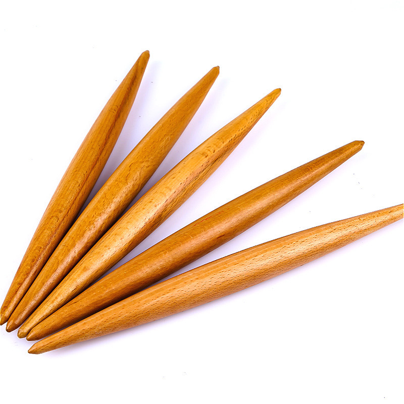 Скалка с острыми концами Двусторонняя скалка Скалка в форме рыбы Скалка Скалка из бука Неприлипающая скалка