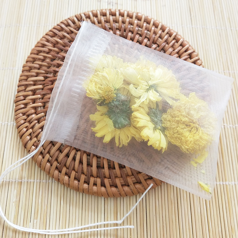 5 * 6cm one-piece delivery nylon drawstring tea bag tea bag specifications can be customized Chinese medicine residue filter bag wholesale