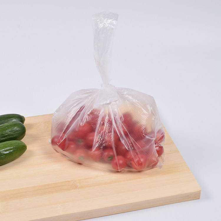 Fresh-keeping Bag Flat-top Vest Disposable Food Grade Point-off Kitchen Refrigerator Food Rolled Plastic Bag